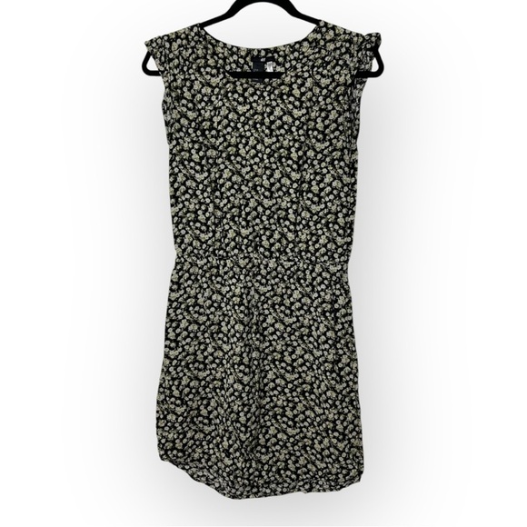H&M Black Floral Dress 6 - Picture 1 of 7